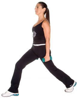 iposture exercise lunges basic weigths